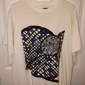 90s Tennis Illusion tee